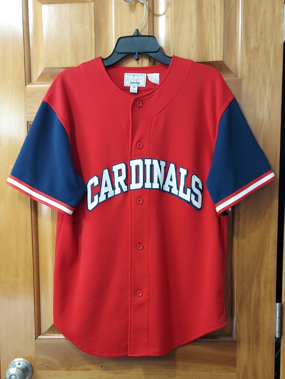Vintage Starter MLB St Louis Cardinals Baseball, Medium Jersey Mark McGwire #25▪